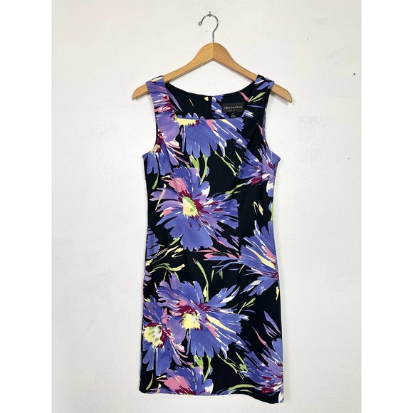 Y2K Floral Square Neck Dress size 8 - Picture 1 of 5
